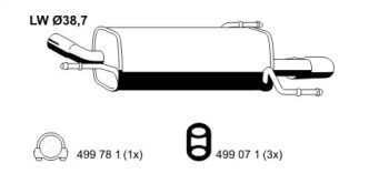 Амортизатор ERNST 011228