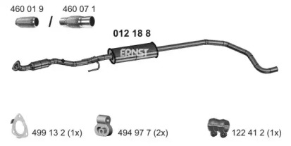 Амортизатор ERNST 012188