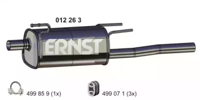 Амортизатор ERNST 012263