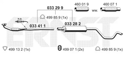 Амортизатор ERNST 033299