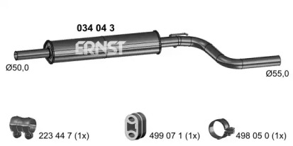 Амортизатор ERNST 034043