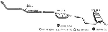 Глушитель ERNST 040060