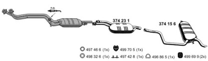 Глушитель ERNST 040165