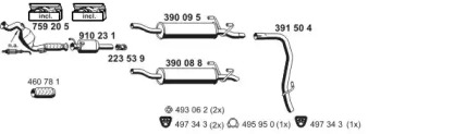 Глушитель ERNST 040766