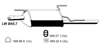 Амортизатор ERNST 043014