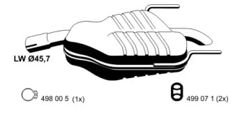 Амортизатор ERNST 043120