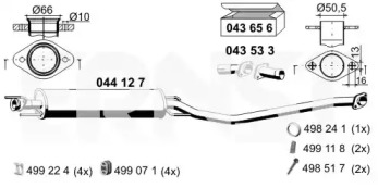 Амортизатор ERNST 044127