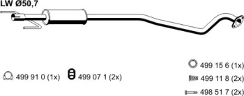 Амортизатор ERNST 052245