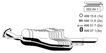 Амортизатор ERNST 053099