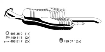 Амортизатор ERNST 054072