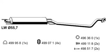 Амортизатор ERNST 054126