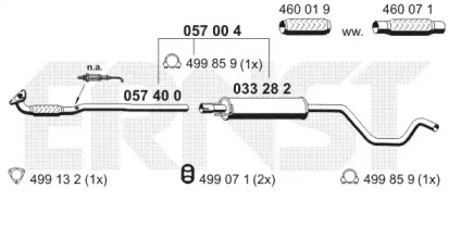 Амортизатор ERNST 057004