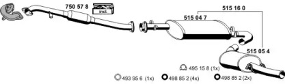 Глушитель ERNST 090149