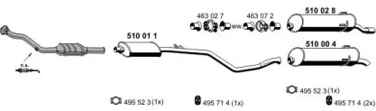 Глушитель ERNST 090342