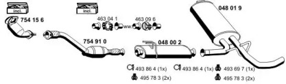 Глушитель ERNST 100287