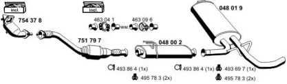 Глушитель ERNST 100362