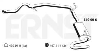 Амортизатор ERNST 140096