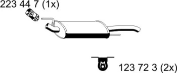 Амортизатор ERNST 142045