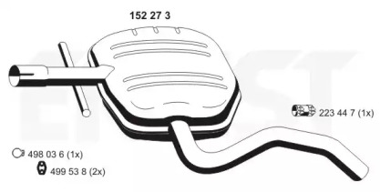 Амортизатор ERNST 152273