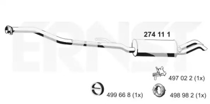 Амортизатор ERNST 274111