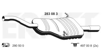 Амортизатор ERNST 283083