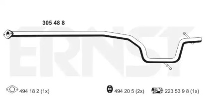 Трубка ERNST 305488