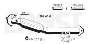 Трубка ERNST 309400