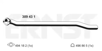 Трубка ERNST 309431