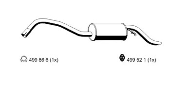 Амортизатор ERNST 312189