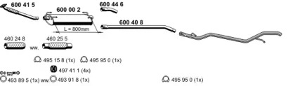 Система выпуска ОГ ERNST 340035