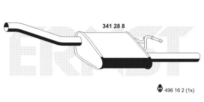 Амортизатор ERNST 341288