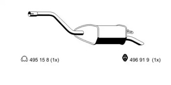 Амортизатор ERNST 344180