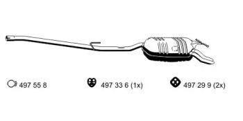 Амортизатор ERNST 362122