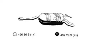 Амортизатор ERNST 362252