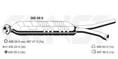 Амортизатор ERNST 366069