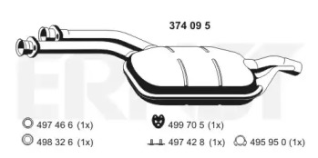 Амортизатор ERNST 374095