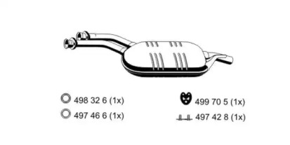 Амортизатор ERNST 374279