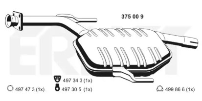 Амортизатор ERNST 375009