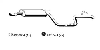 Амортизатор ERNST 385039