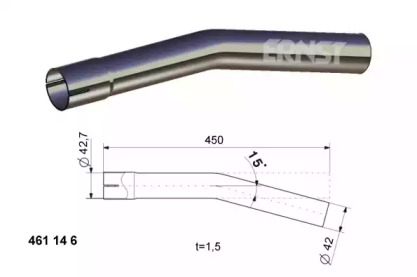 Трубка ERNST 461146