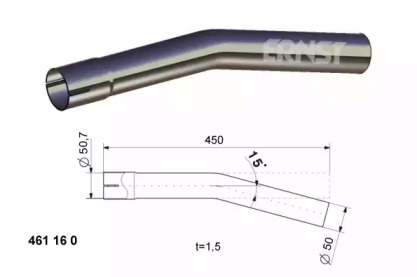 Трубка ERNST 461160