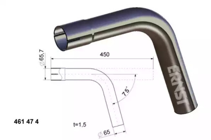 Трубка ERNST 461474