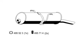 Амортизатор ERNST 500227