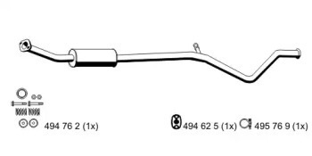 Амортизатор ERNST 505055