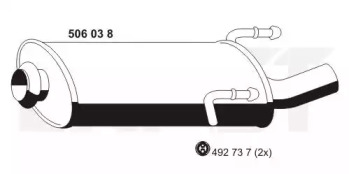 Амортизатор ERNST 506038