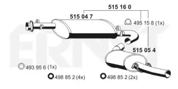 Амортизатор ERNST 515160