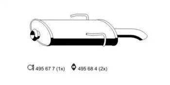 Амортизатор ERNST 519007