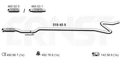 Трубка ERNST 519458