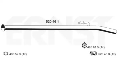 Трубка ERNST 520461