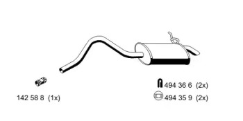 Амортизатор ERNST 522212